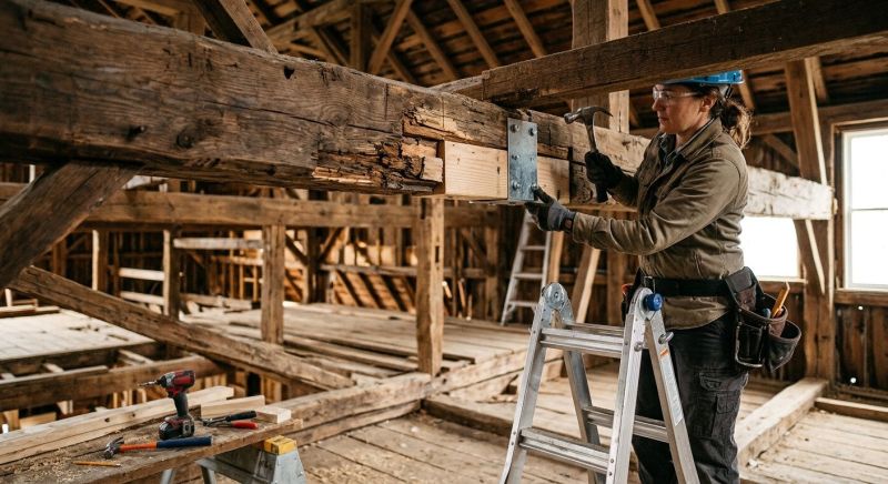 Basement Beam Repair in Wilmington, NC