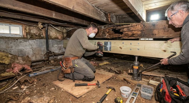 Support Column Repair in Wilmington, NC