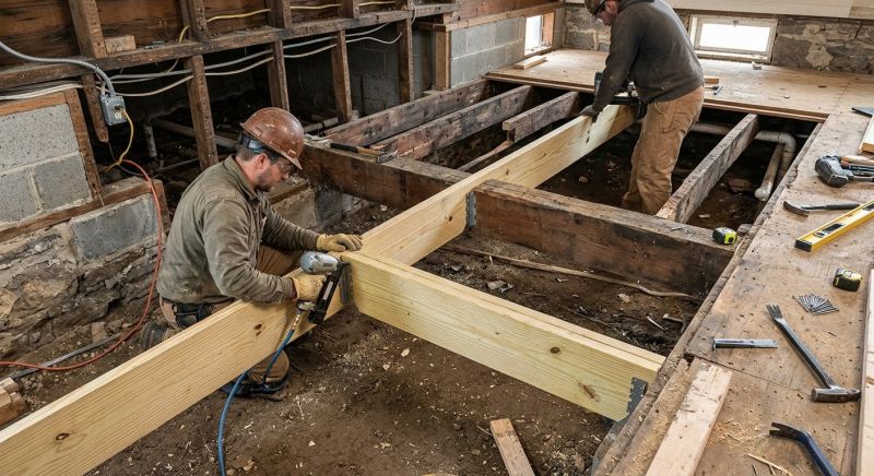 Wood Beam Replacement in Wilmington, NC